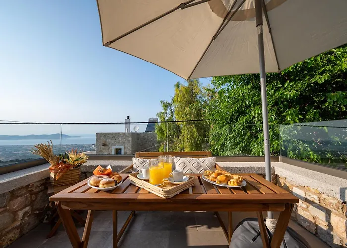 Апартаменты My νeighbor Totoro-sunset & Sea View-private Pool